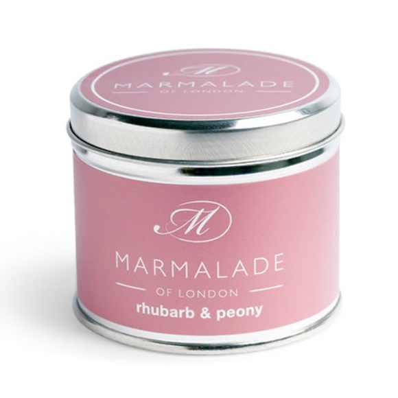 Rhubarb and Peony Scented Candle - Picture 1 of 2
